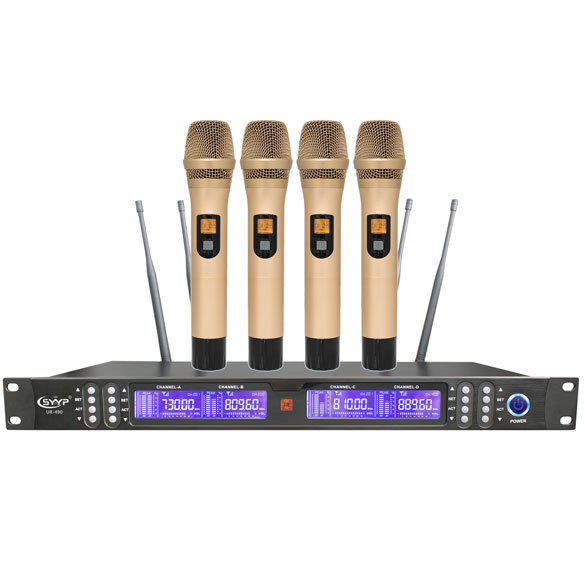 UR-490   一拖四無線手持麥克風
